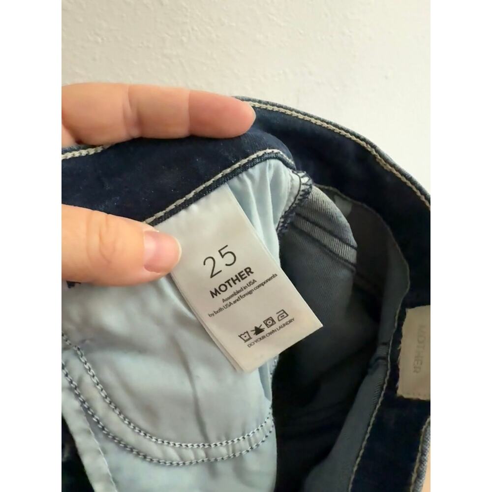 MOTHER The Hustler Ankle High Rise Flare Jeans Blue Size 25 - Picture 7 of 8